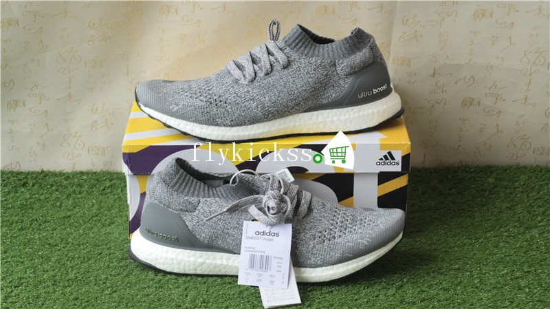 Real Boost Adidas Ultra Boost UB Uncaged Sock Grey BY2550